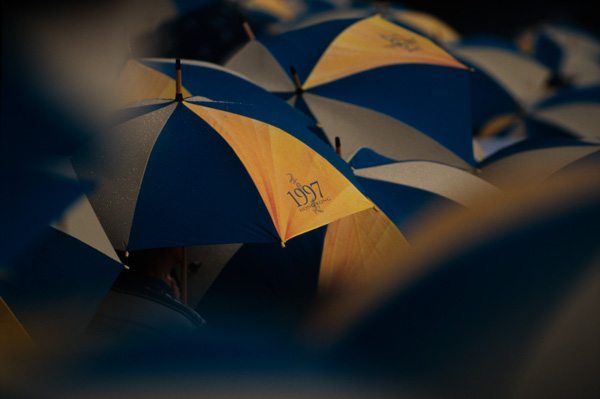 Hong Kong handover umbrellas