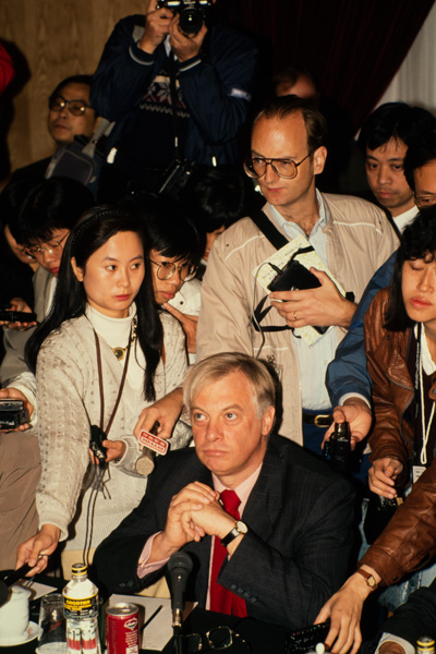 Hong Kong Governor Chris Patten, Beijing