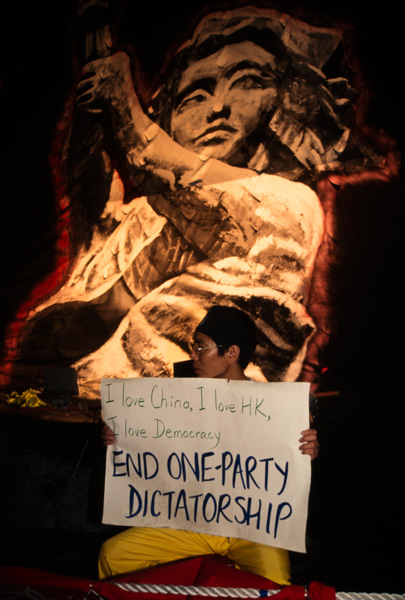 Pro-democracy protest, Hong Kong handover