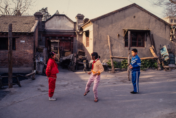 Children playing, Beijing