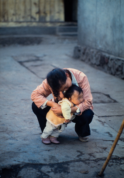 Woman with baby