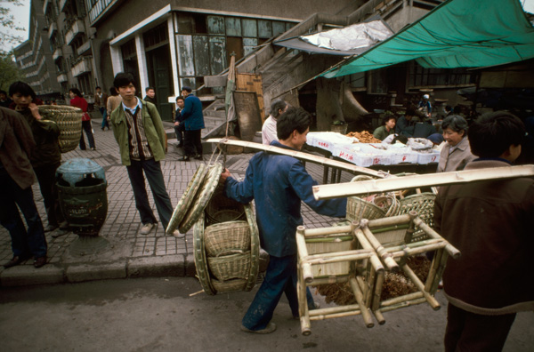 Bamboo baskets, China