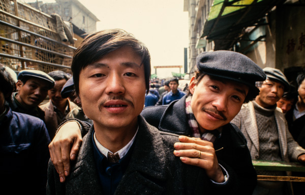 Young male workers, China
