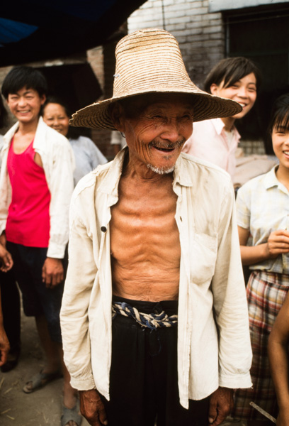 Man in countryside