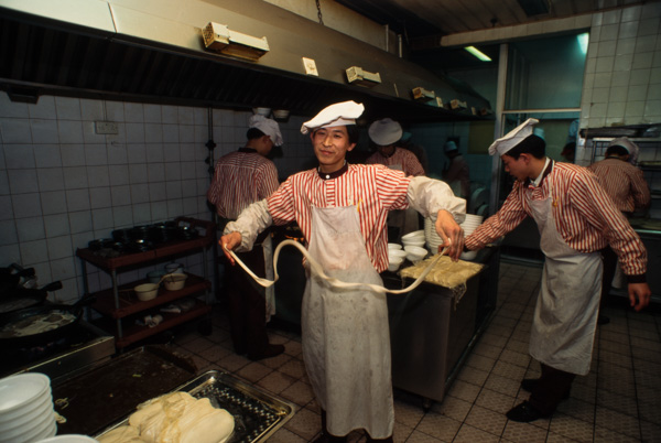 Noodle maker, Beijing