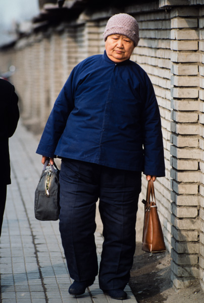 Woman on street, Beijing