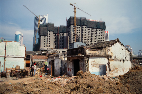 House demolished, development, Shenzhen