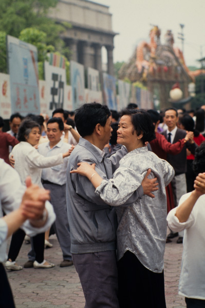 Couple dancing, Shanghai