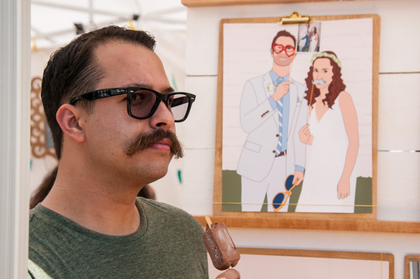 Moustache and Glasses