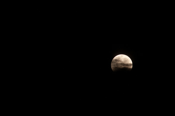 Lunar eclipse, Mapleton, Utah