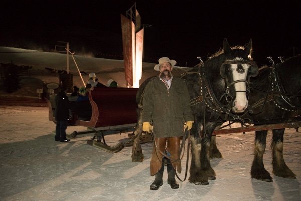 Park City, Utah skiing and sleighs