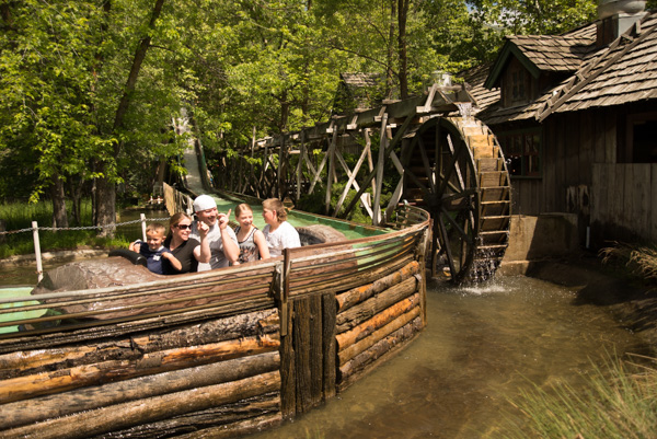 Water wheel and ride