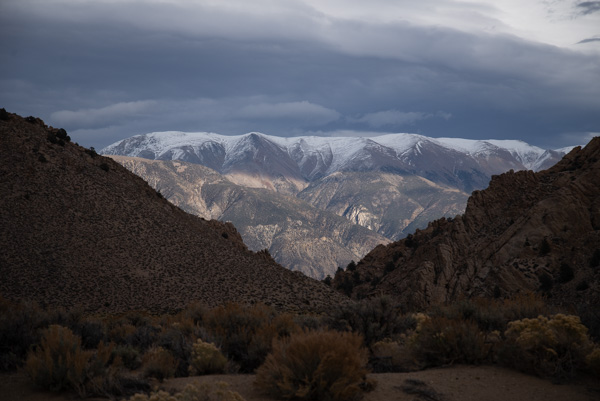 Mountains near Benton Hot Springs