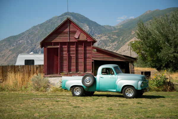 Truck and Barn, Mapleton, Utah