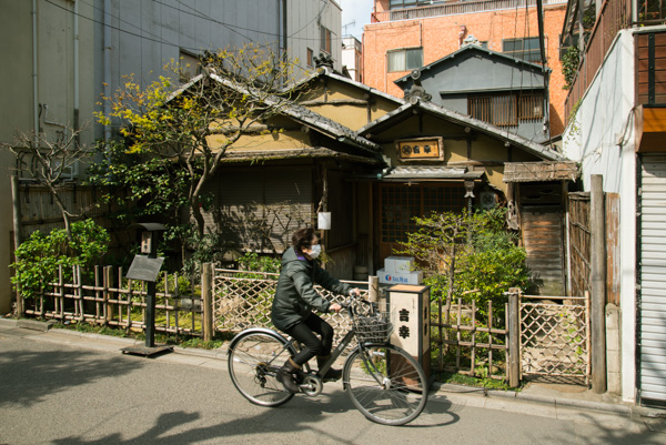 House near Sensoji Temple, Tokyo, Japan.