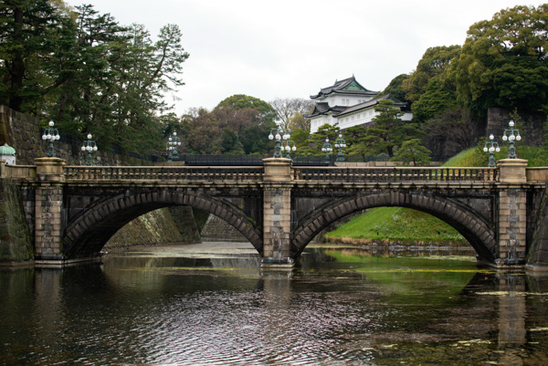 Tower, bridge, Imperial Palace, Tokyo, Japan