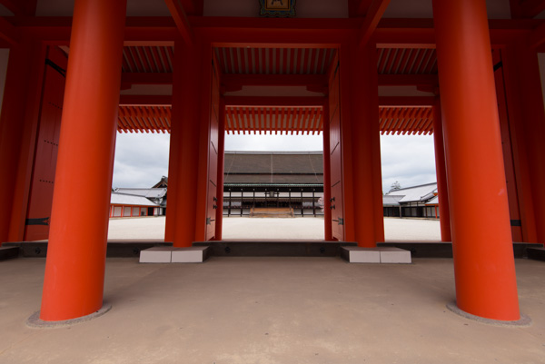 Red gate, Kyoto Imperial Palace, Kyoto