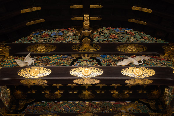 Gate, Nijo-jo Castle, Kyoto, Japan