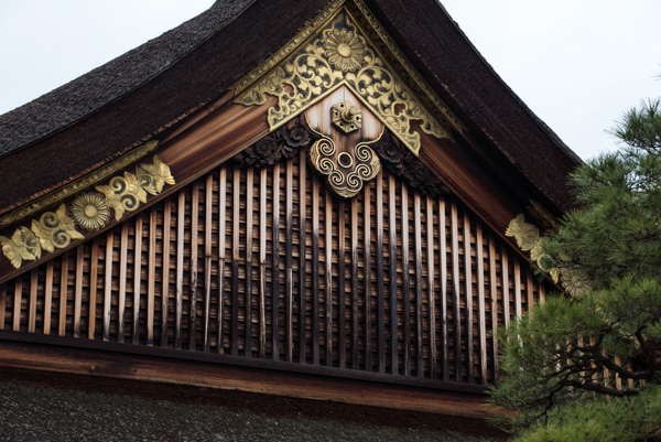 Roof detail, Kyoto Imperial Palace, Kyoto