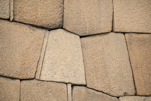 Stones on wall, Nijo-jo Castle, Kyoto, Japan