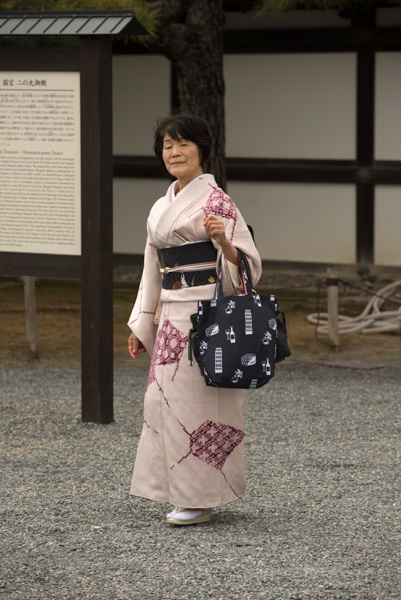 Woman in kimonoNijo-jo Castle, Kyoto, Japan