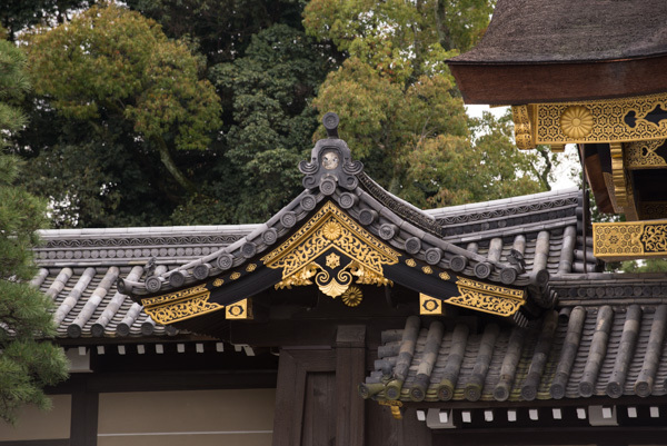 Roof detail, Nijo-jo Castle, Kyoto, Japan