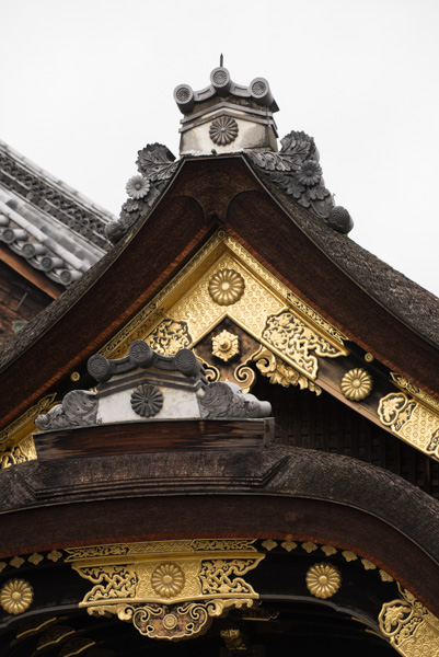 Roof detail, Nijo-jo Castle, Kyoto, Japan