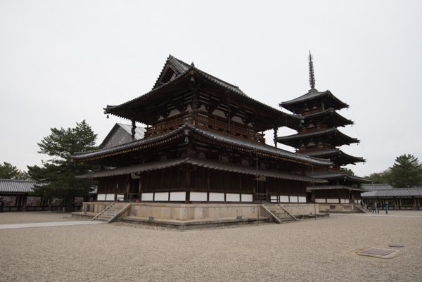 Kondo and Five-Story Pagoda, Horyu-ji, Japan