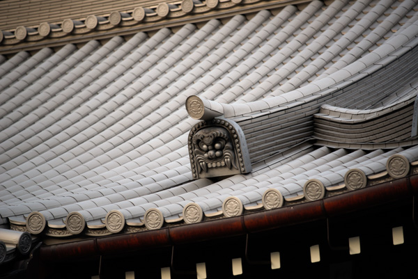 Temple roof, Kyoto