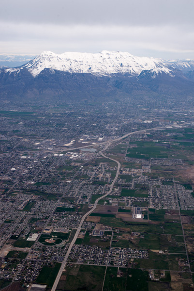 Salt Lake Valley from the air