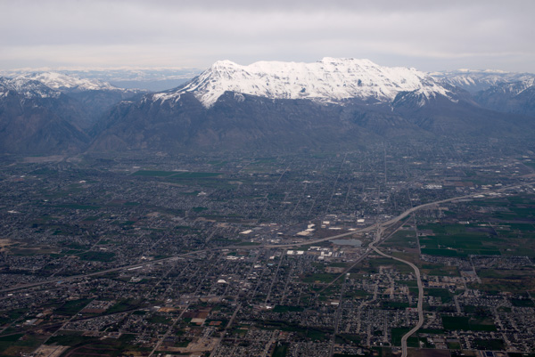 Salt Lake Valley from the air