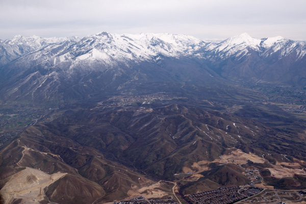 Salt Lake Valley from the air