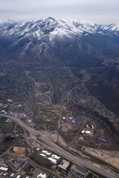 Salt Lake Valley from the air