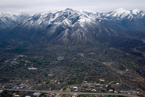 Salt Lake Valley from the air