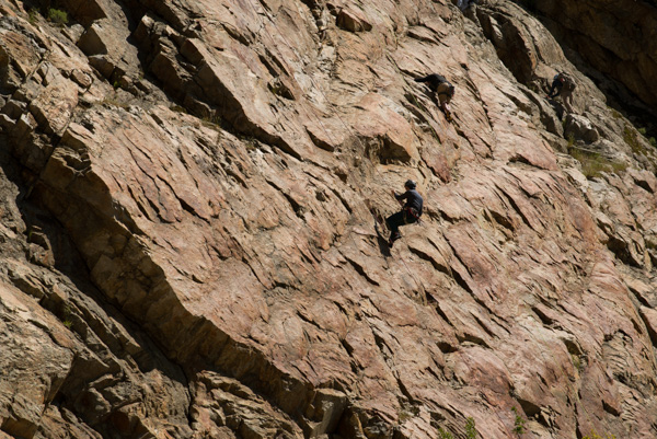 Rock climbers, Rock Canyon