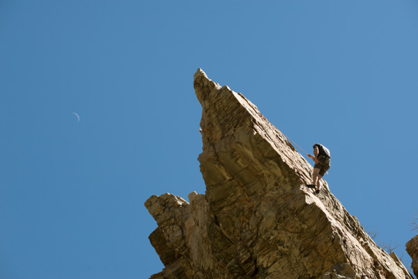 Rock climber, Rock Canyon