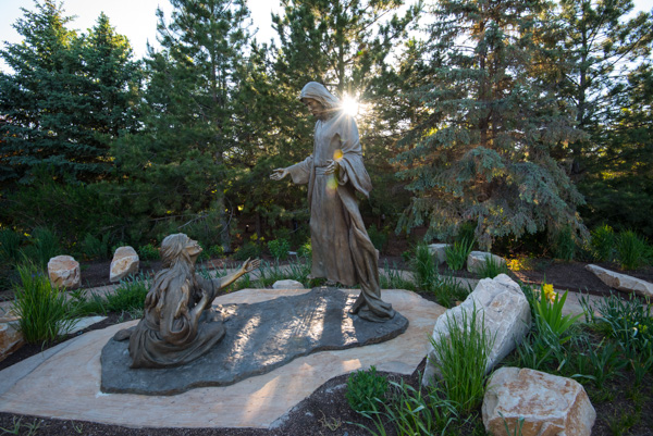 Light of the World sculpture garden, Ashton Gardens, Thanksgiving Point
