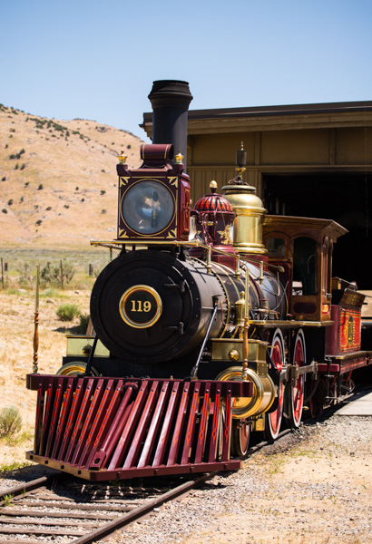 Train replica, Golden Spike National Monument, Utah