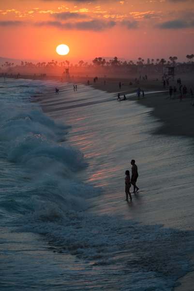 Sunset at Newport Beach