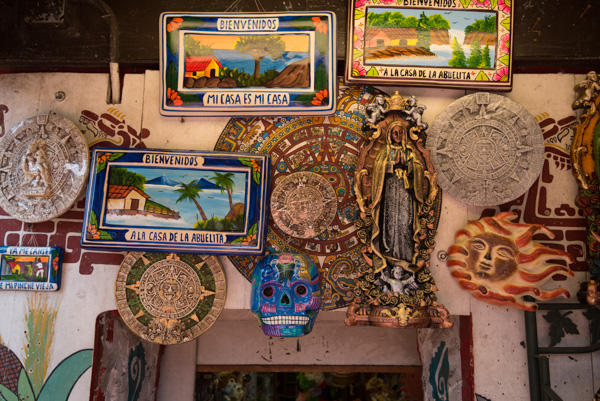 Signs and Decorations at Olvera Street