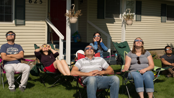 Watching the 2017 Total Eclipse