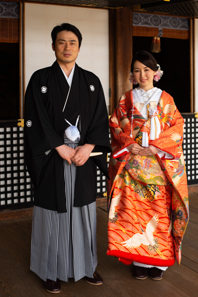 Japanese bride, Daikakuji, Kyoto, Japan