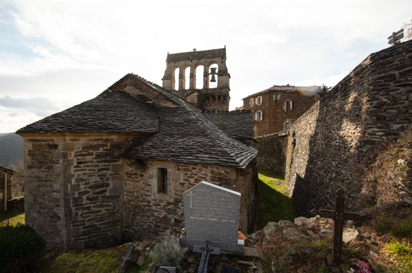 St. Jean de Pourcharesse village church, France