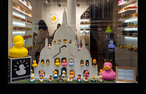 Rubber duck store, Montmartre, Paris, France