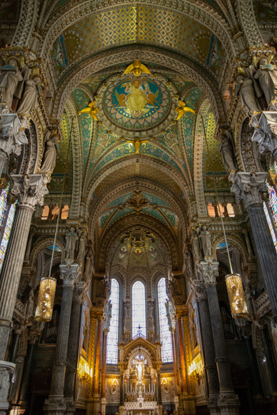 Basilica of Notre Dame de Fourviere, Lyon, France