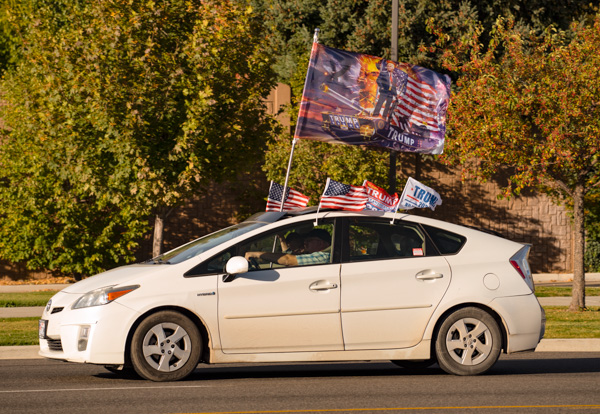 Pro-Trump Flags, Orem, Utah