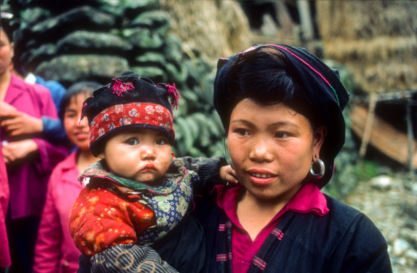 Woman and child, Peace Village, China