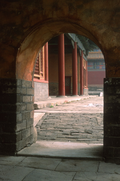 Doorway in Forbidden City, China