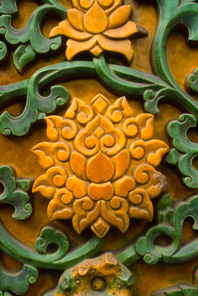 Carved flower, Forbidden City