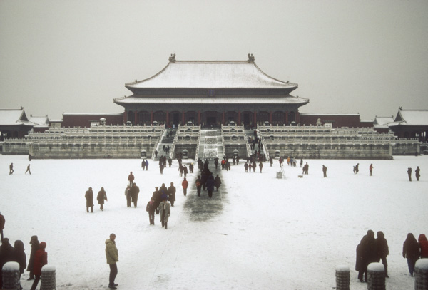 Snow in Forbidden City